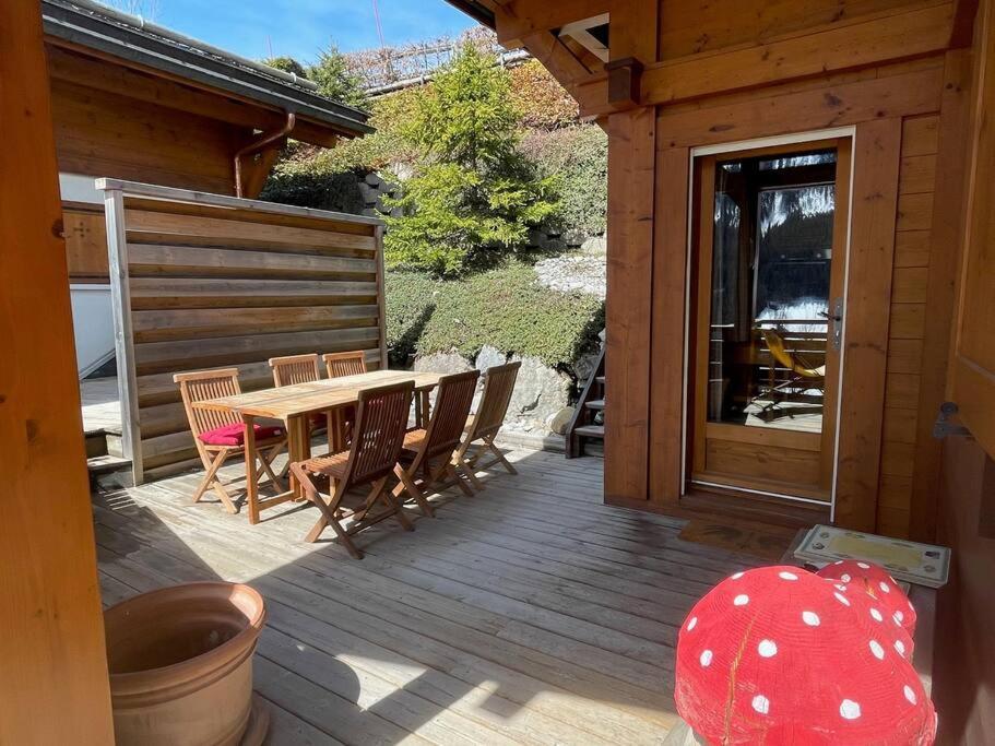 Cosymontagne - Le Chalet - 3Ch - 8 Pers- Terrasse Sud, Magnifique Vue La Clusaz Exteriér fotografie
