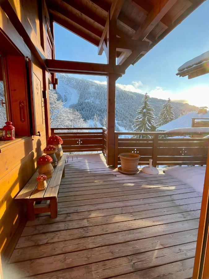 Cosymontagne - Le Chalet - 3Ch - 8 Pers- Terrasse Sud, Magnifique Vue La Clusaz Exteriér fotografie